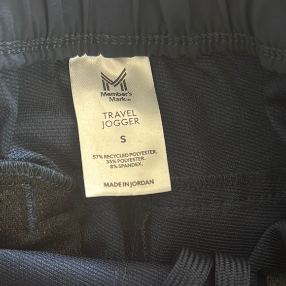 Men's Navy Blue Members Mark Jogger Pants - Picture 4 of 7